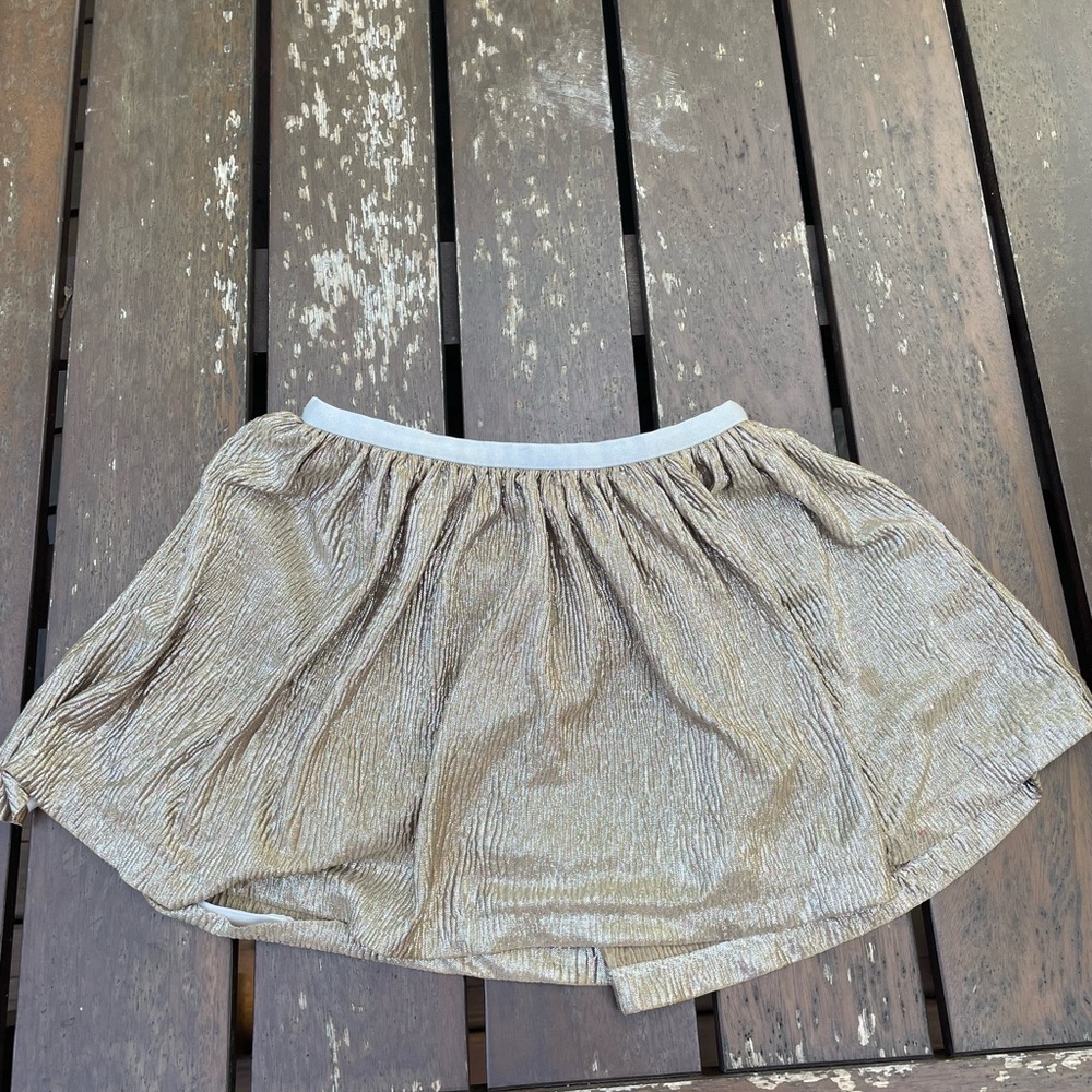 RALPH LAUREN GIRLS GOLD SKIRT